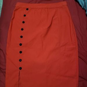 Brand new Sourpuss, red pencil skirt. Never been worn.
